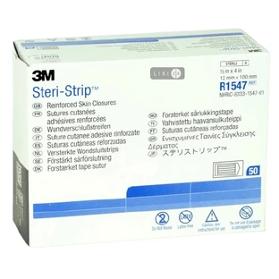 Лейкопластир 3M Steri-Strip 12 мм х 100 мм, №50