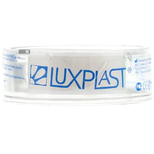 Лейкопластырь Luxplast фиксирующий из нетканого гипоаллергенного материала 5 м х 1,25 см