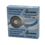 Пластир катушечний на тканинній основі 1 см х 250 см: ціни та характеристики
