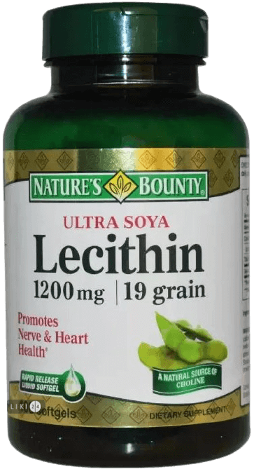

Лецитин Nature's Bounty 1200 мг 30 капсул, капс. желат. 1705 мг