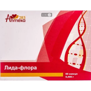 Ліда-флора капсули 400 мг, №60