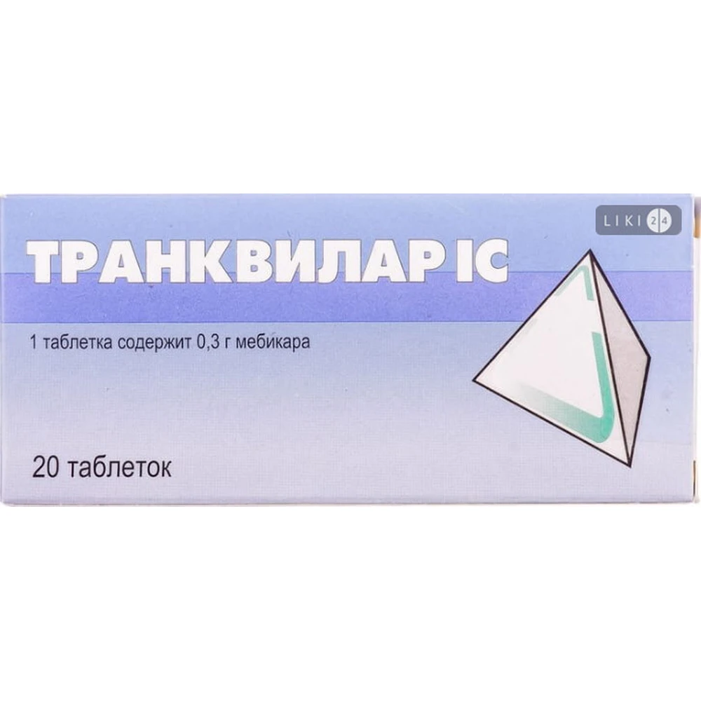 Транквилар ic таблетки 0,3 г блистер №20