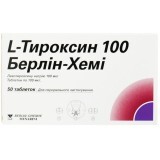 L-Тироксин 100 Берлін-Хемі табл. 100 мкг блістер №50