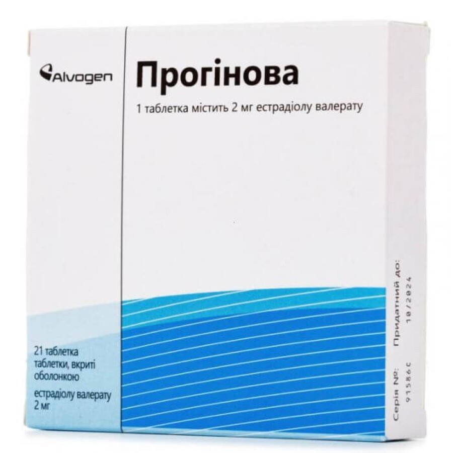 Прогінова таблетки в/о 2 мг №21