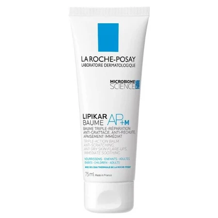 Бальзам La Roche-Posay Lipikar Baume АР + M, ліпідовідновлюючий, для дуже сухої і схильної до атопії шкіри обличчя і тіла, 75 мл: ціни та характеристики