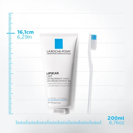 Молочко для тіла La Roche-Posay Lipikar для сухої шкіри немовлят і дорослих 200 мл: ціни та характеристики
