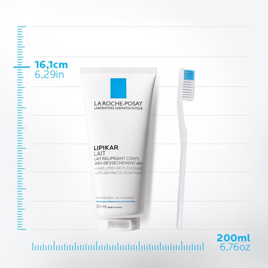 Молочко для тіла La Roche-Posay Lipikar для сухої шкіри немовлят і дорослих 200 мл: ціни та характеристики