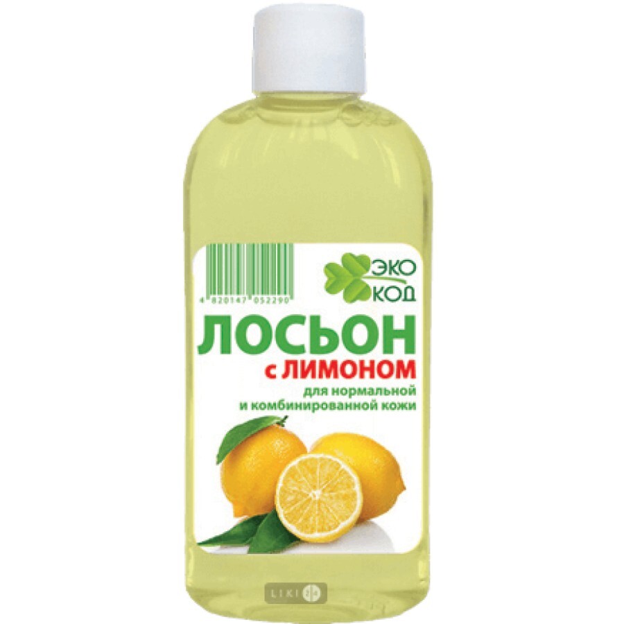 Лосьон для лица Экокод с лимоном 100 мл: цены и характеристики