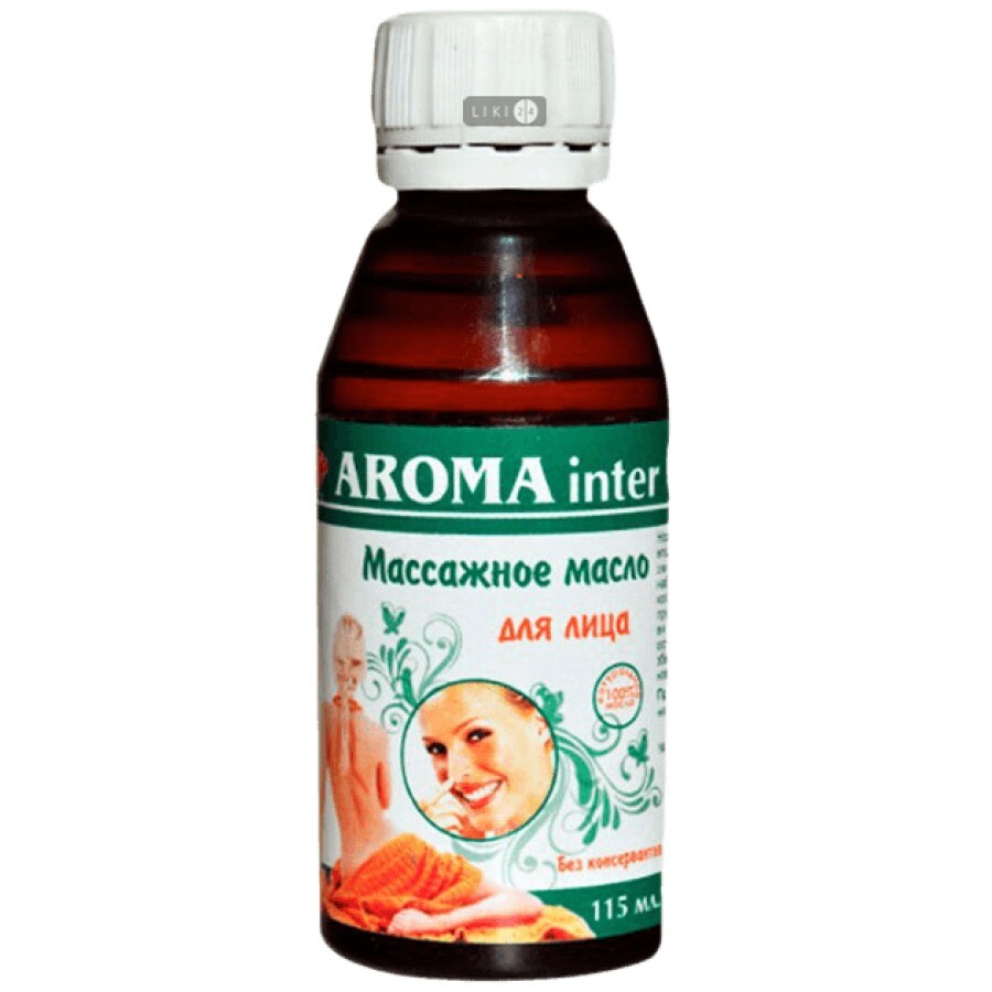 Олія Aroma Inter Масажна для обличчя, 115 мл: ціни та характеристики