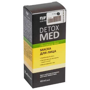 Маска для лица Elfa Pharm Detox Med 40 мл