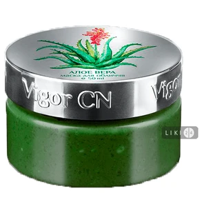 Маска для лица Vigor Cosmetique Naturelle Алоэ вера увлажняющая антистрессовая, 100 мл