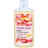 Масло Fresh Juice Rose & Ilang-Ilang + Peach oil для ухода и массажа, 150 мл
