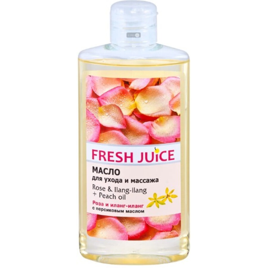 Масло Fresh Juice Rose & Ilang-Ilang + Peach oil для ухода и массажа, 150 мл: цены и характеристики