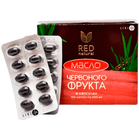 Олія червоного фрукта Жаклін Плюс ампули 0.5 г 100 шт: ціни та характеристики