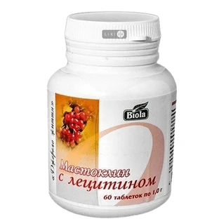 Мастоклин с лецитином таблетки 1 г,  №60