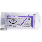 Материал шовный хирургический, рассасывающийся novosyn фиолетовый USP 2/0 (3) 70 см, игла HR 40 (M) упаковка DDP