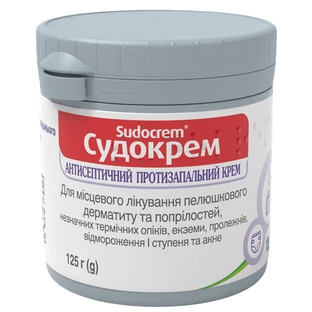 Судокрем крем д/наруж. прим. баночка п/п 125 г, с контр. вскрытия