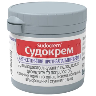 Судокрем крем д/наруж. прим. баночка п/п 60 г, с контр. вскрытия