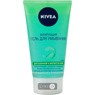 Гель для вмивання Nivea Матуючий для жирної шкіри, 150 мл