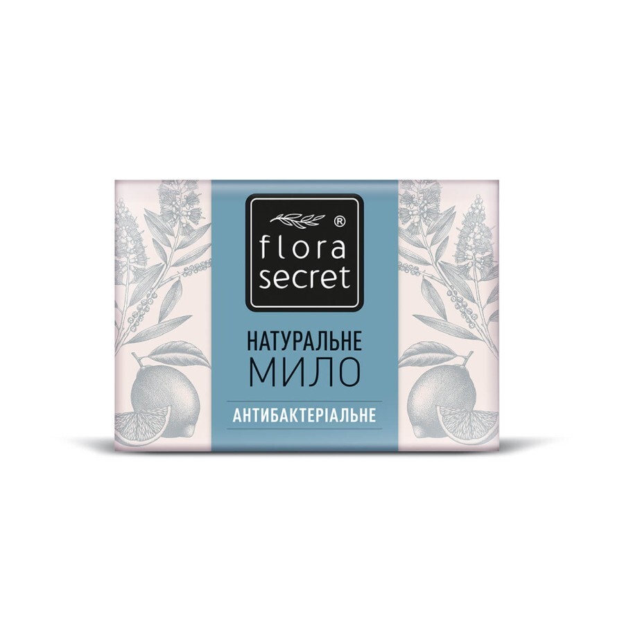 Антибактериальное мыло Flora Secret с эфирным маслом чайного дерева, 75 г: цены и характеристики
