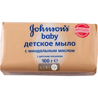 Дитяче мило Johnson's Baby з дитячим лосьйоном мигдальне 100 г
