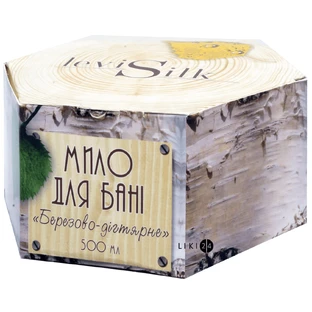 Дегтярное мыло LeviSilk Березово-дегтярное, 500 мл