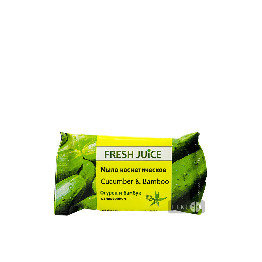 Твердое мыло Fresh Juice Cucumber & Bamboo, 75 г: цены и характеристики