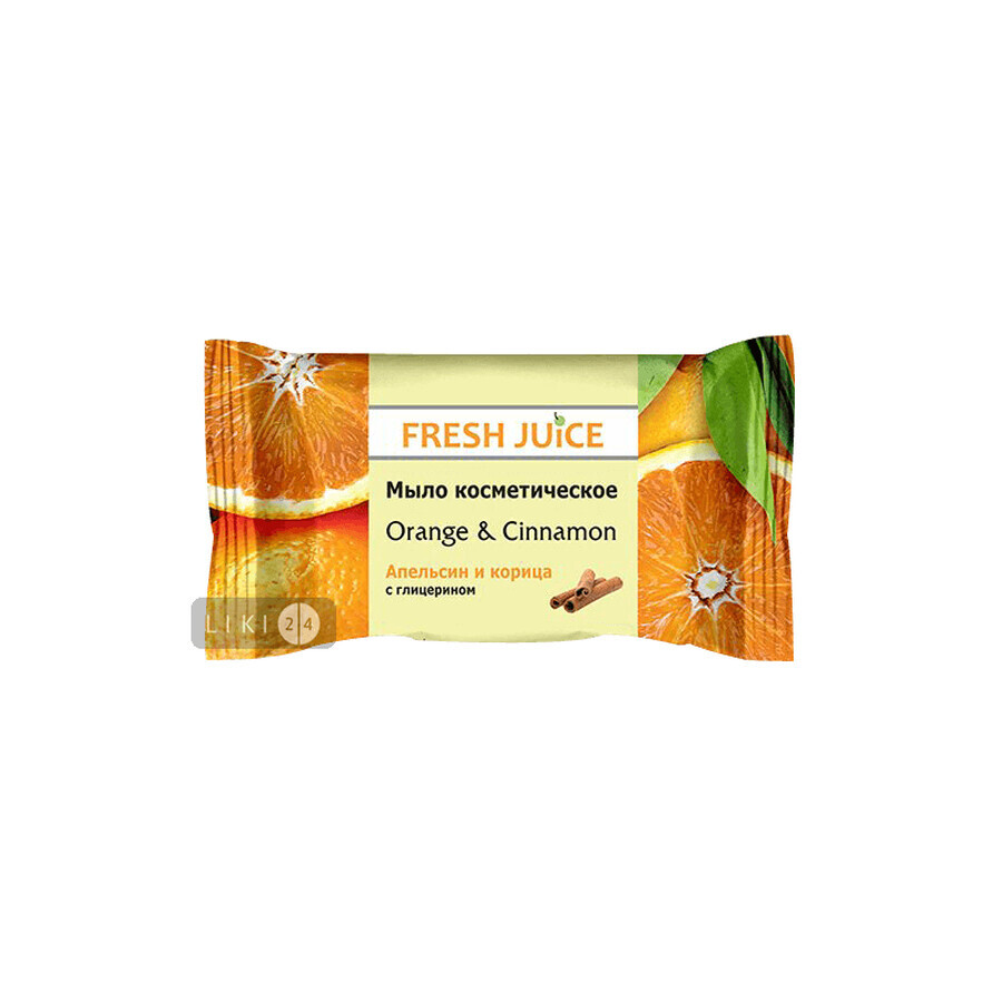 Тверде мило Fresh Juice Orange & Cinnamon, 75 г: ціни та характеристики