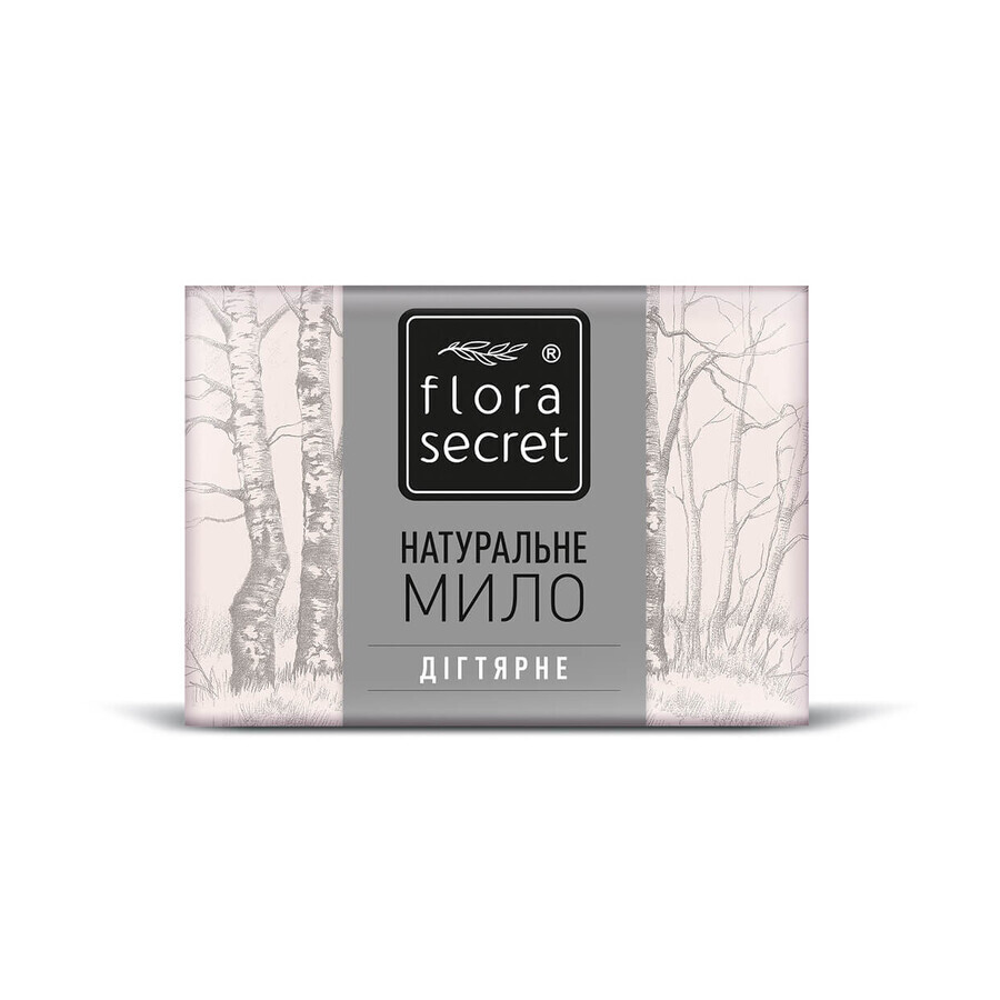 Дегтярное мыло Flora Secret ручной работы, 75 г: цены и характеристики