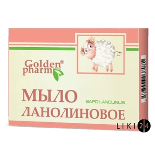 Тверде мило Голден-Фарм ланолінове, 70 г