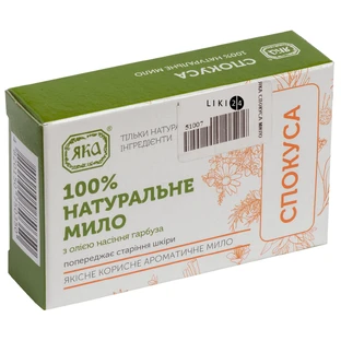 Тверде мило Яка натуральне ручної роботи Спокуса, 75 г