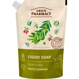 Рідке мило Green Pharmacy Оливка і годжі, 460 мл дой-пак