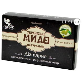Дегтярное мыло Angel натуральное ручной работы, 95 г