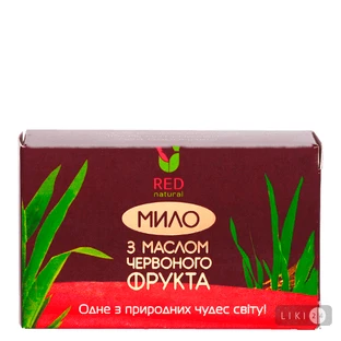 Твердое мыло Red Natural, 100 г