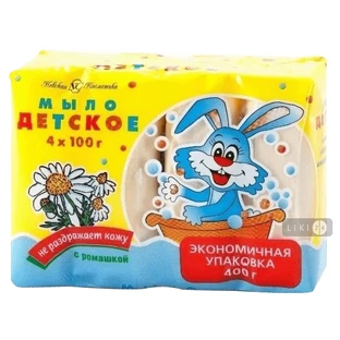 Твердое мыло Невская косметика с экстрактом ромашки, 100 г 4 шт