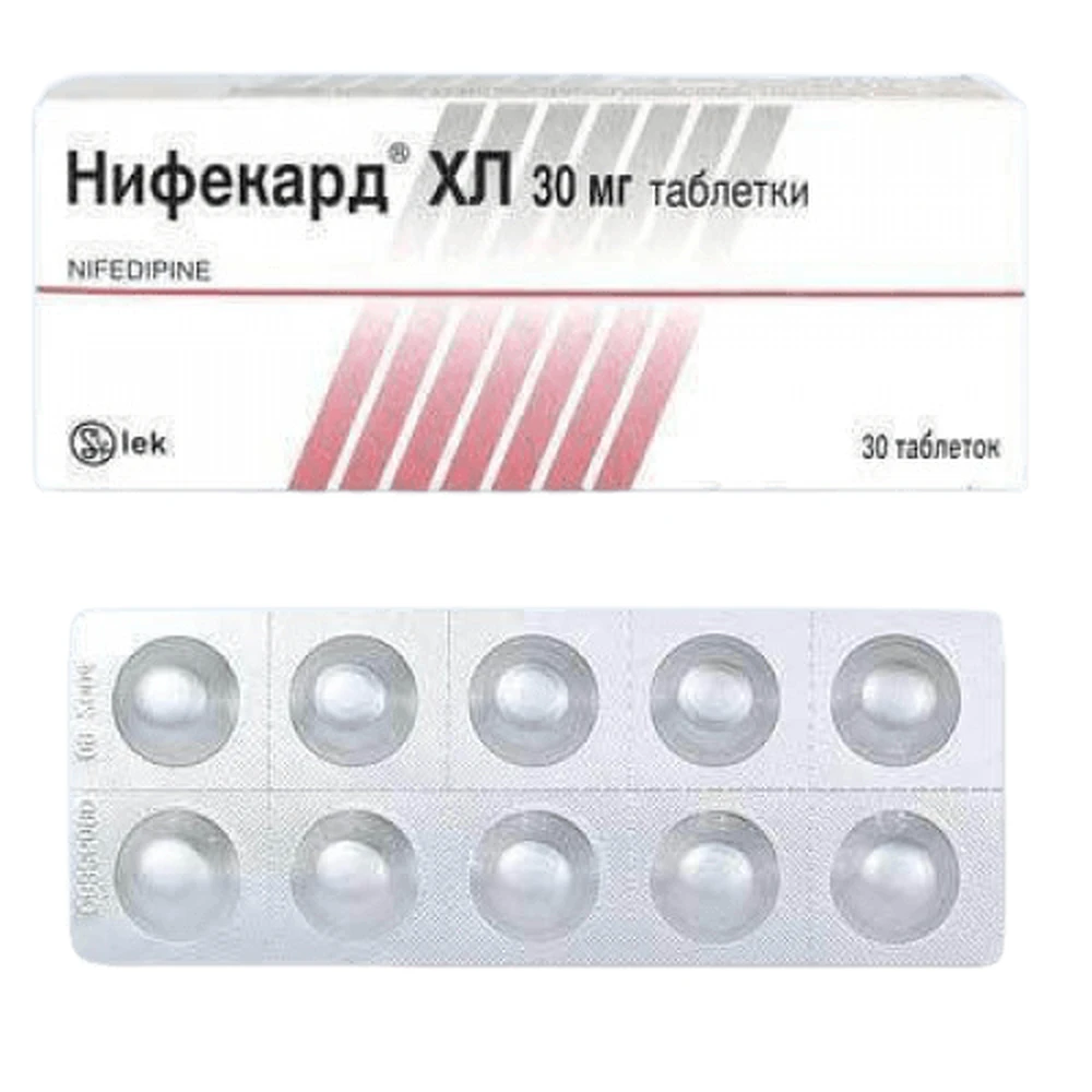Нифекард xl табл. п/плен. оболочкой 30 мг блистер №30: цены и характеристики