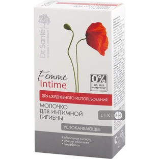 Молочко для интимной гигиены Dr. Sante Femme Intime Успокаивающее, 230 мл