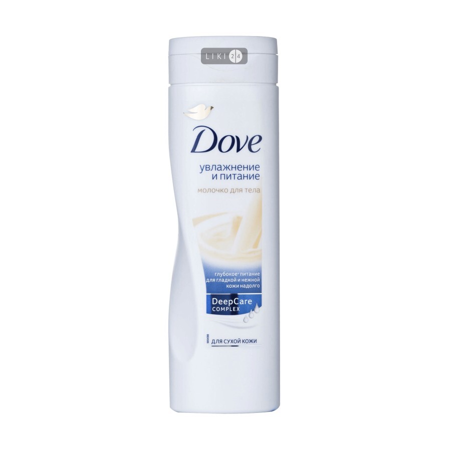Молочко для тіла Dove Зволоження та живлення 250 мл: ціни та характеристики