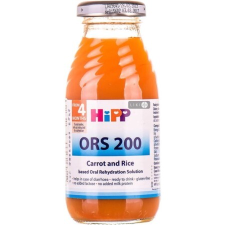 Морковно-рисовый раствор HiPP ORS 200 для оральной регидратации, 200 мл