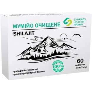 Мумие очищенное табл. 0,2 г №60