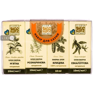 Средство ароматическое Flora Secret для сауны и бани Эвкалипт - Мята 250 мл
