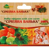 Набор натуральных эфирных масел Адверсо Семейная банька для сауны и бани 20 мл