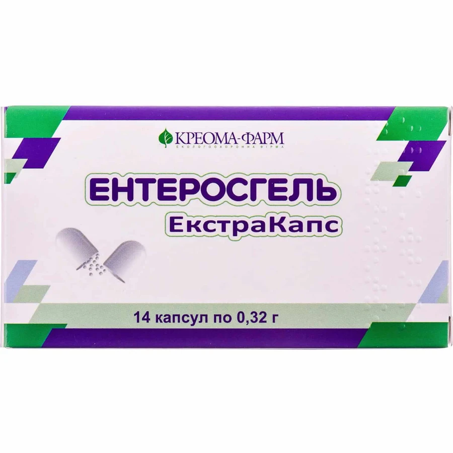 Энтеросгель Экстракапс капс. 0,32 г №14: цены и характеристики