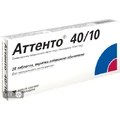 Аттенто 40/10 табл. п/плен. оболочкой 40 мг + 10 мг блистер №28