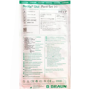 Набор для длительной эпидуральной анестезии perifix one paed Set 20, 4512014C