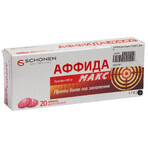 Аффида Макс 400 мг таблетки, №20: ціни та характеристики