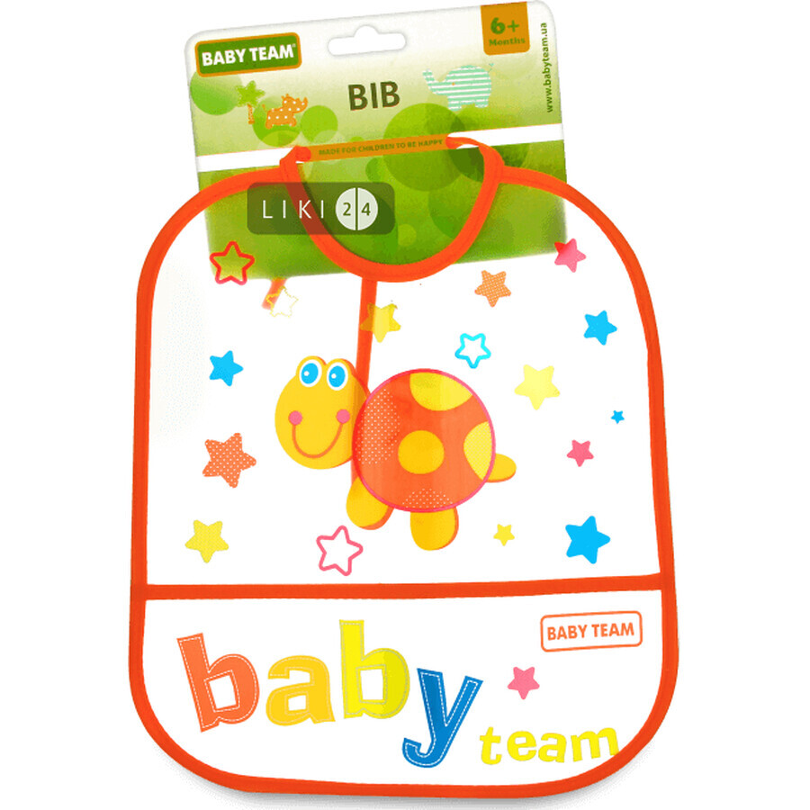 Нагрудник для детей Baby Team влагонепроницаемый 6503: цены и характеристики
