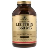Натуральний соєвий лецитин Natural Soya Lecithin Solgar 250 желатинових капсул