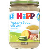 Органічний овочевий суп з ніжною телятиною HiPP, 190 г