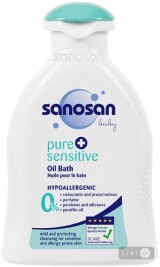 Олійка для ванн Sanosan Pure+Sensitive 200 мл